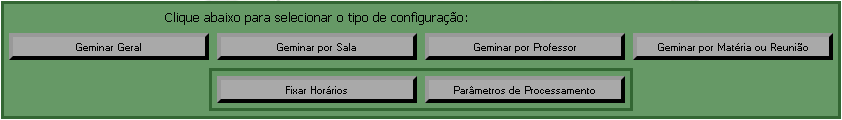 sistema horario escolar - opções etapa 6